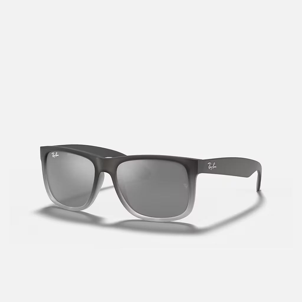 Kính Ray-Ban Justin Classic Xám Nhám Bạc