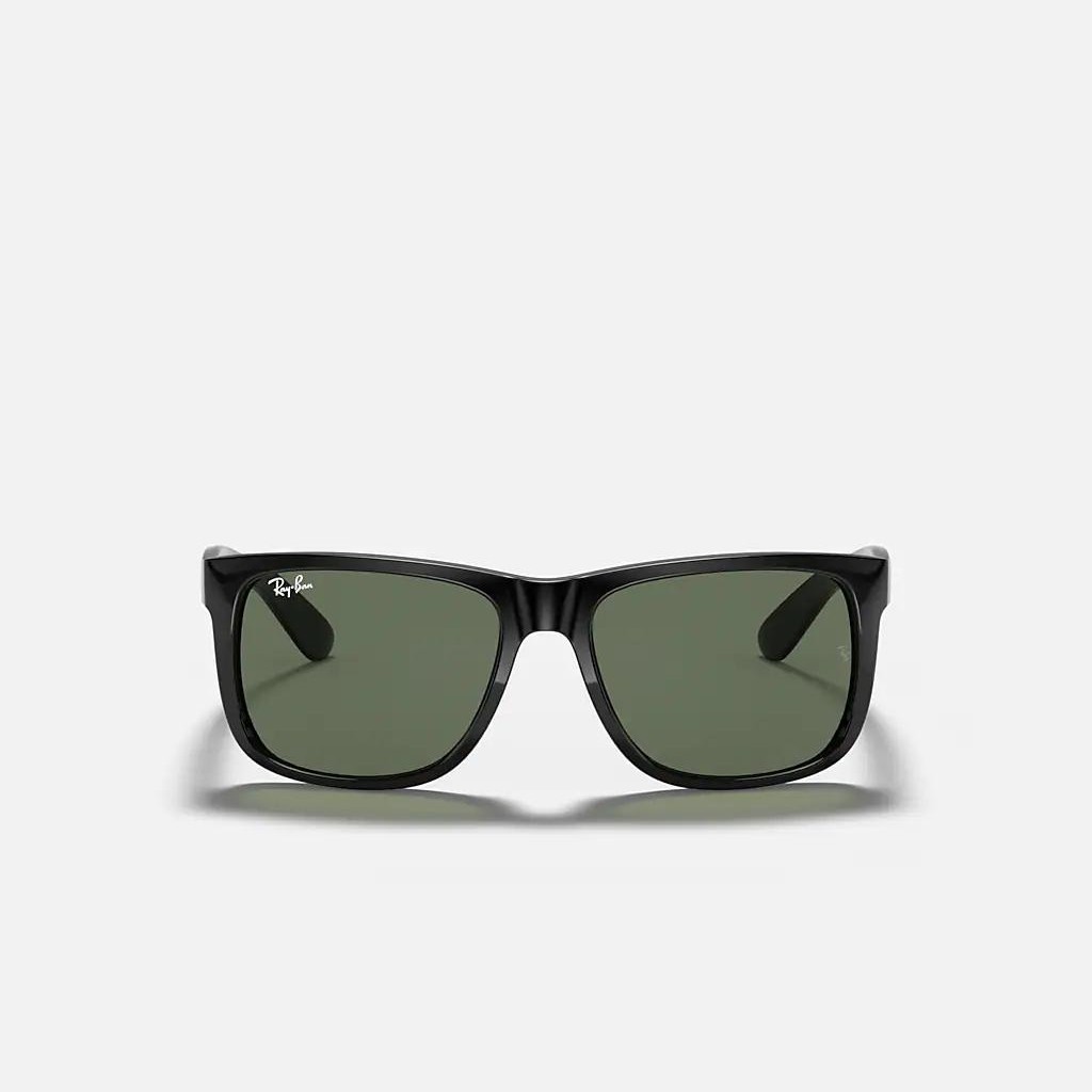 Kính Ray-Ban Justin Classic Đen Xanh Lá Đậm