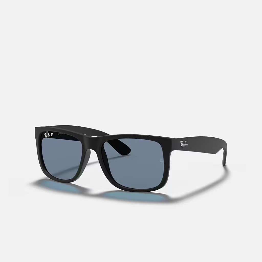 Kính Ray-Ban Justin Classic Đen Nhám Xanh Dương