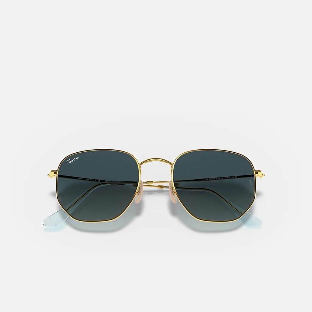 Kính Ray-Ban Hexagonal Flat Lenses Vàng Xanh Dương