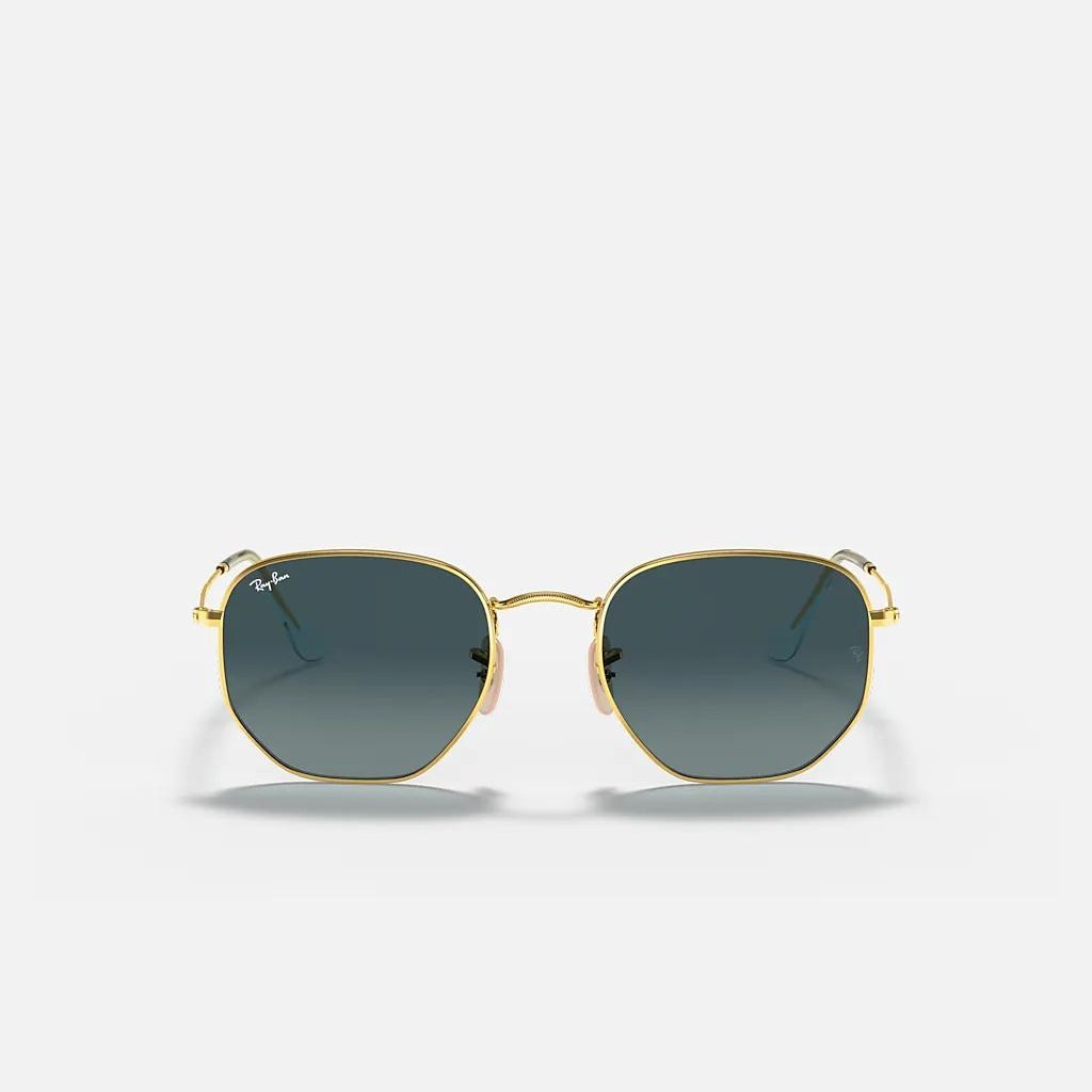 Kính Ray-Ban Hexagonal Flat Lenses Vàng Xanh Dương