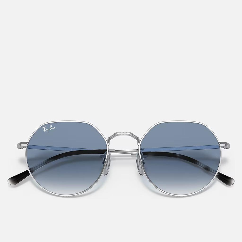 Kính Ray-Ban Jack Bạc Xanh Dương