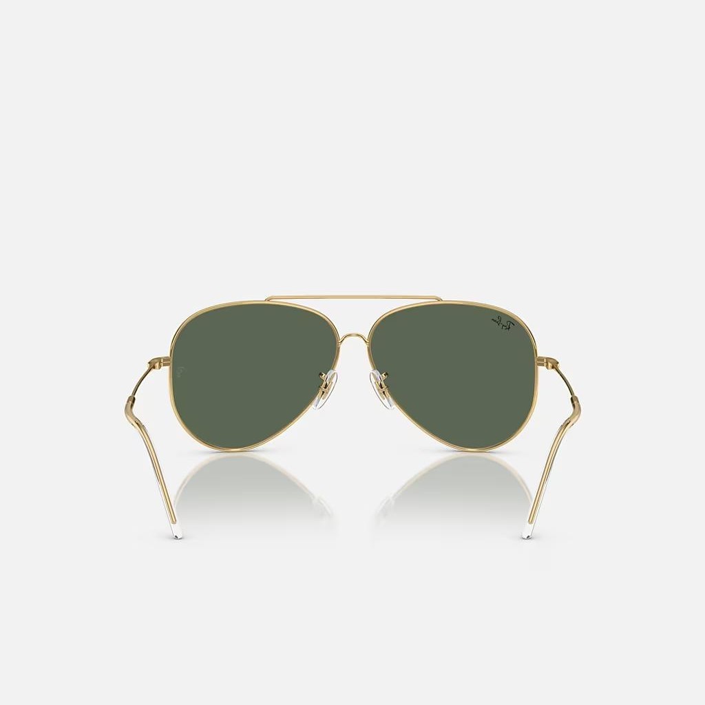 Kính Ray-Ban Aviator Reverse Vàng Xanh Lá