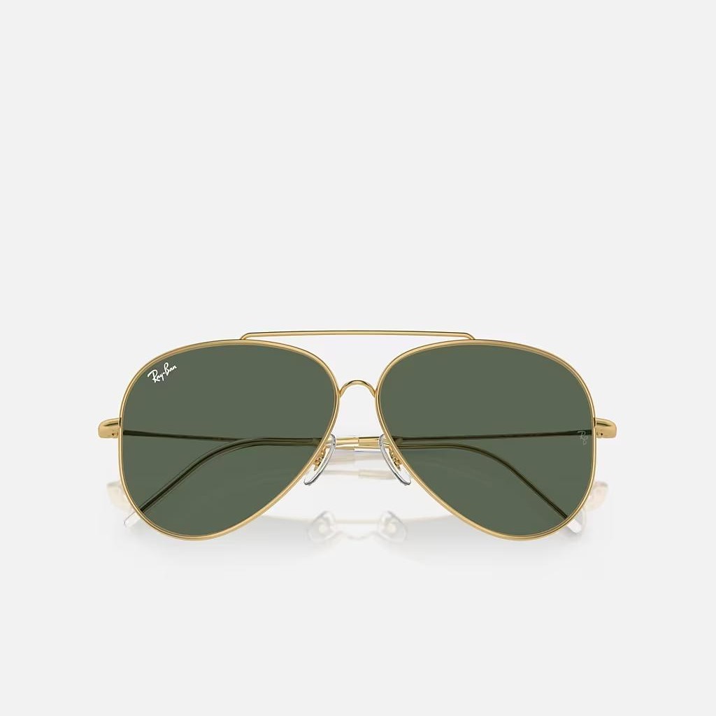 Kính Ray-Ban Aviator Reverse Vàng Xanh Lá