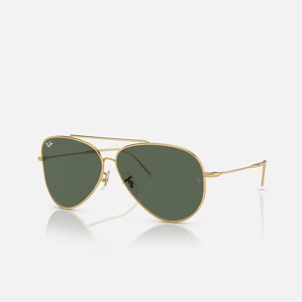 Kính Ray-Ban Aviator Reverse Vàng Xanh Lá