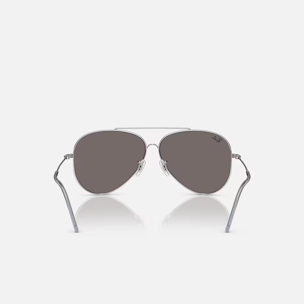 Kính Ray-Ban Aviator Reverse Bạc Xanh Dương