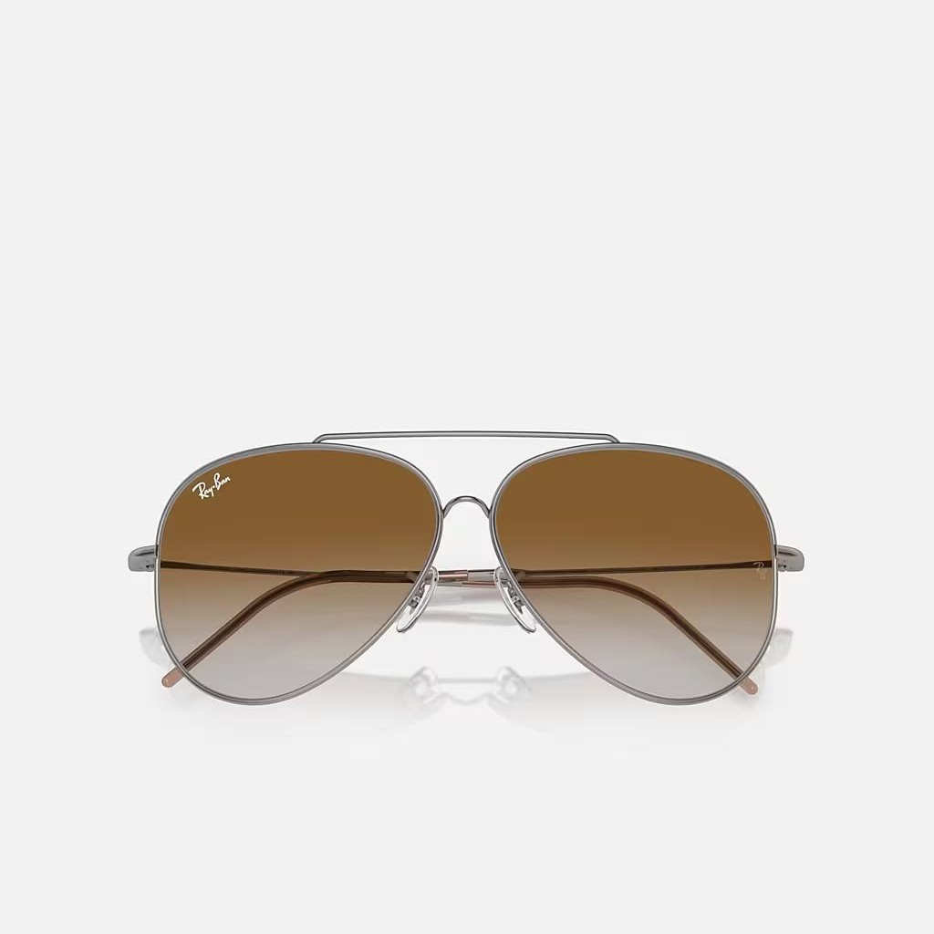 Kính Ray-Ban Aviator Reverse Xám Nâu