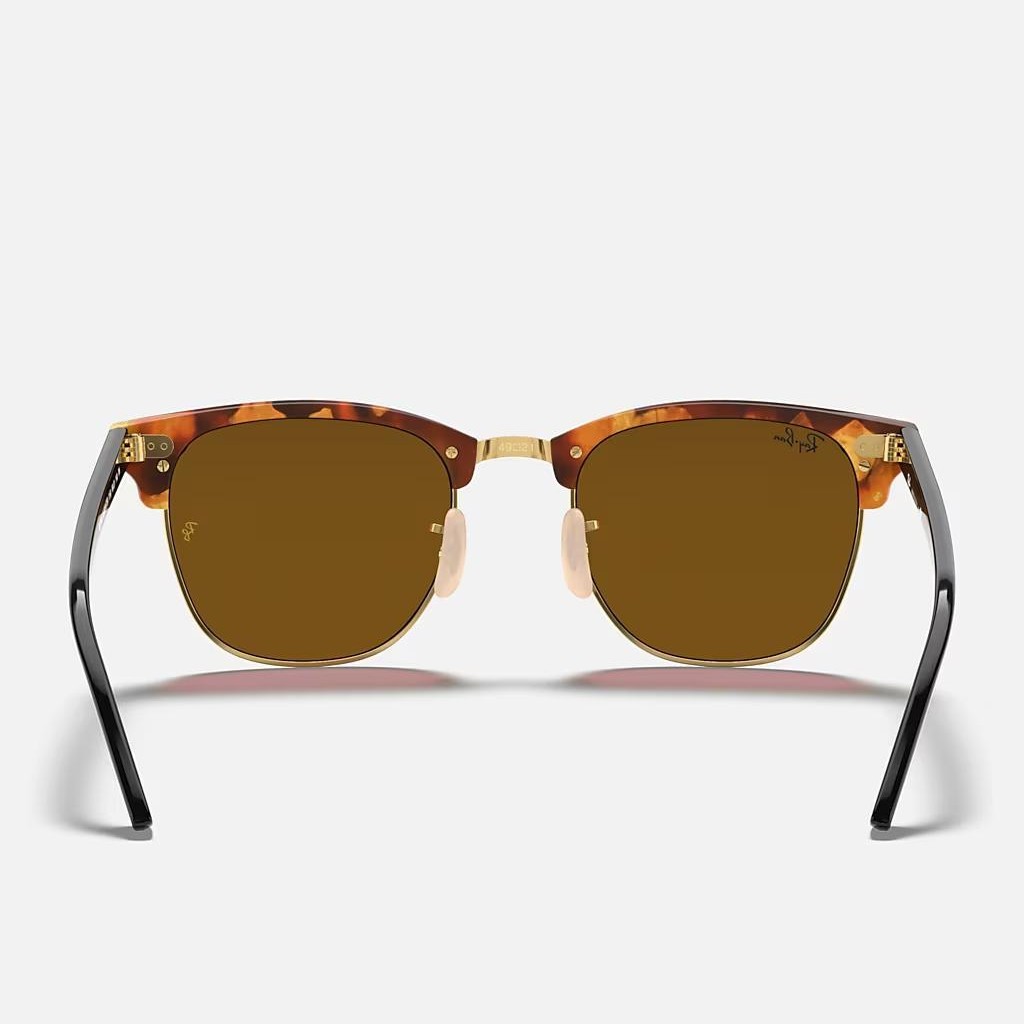 Kính Ray-Ban Clubmaster Fleck Nâu