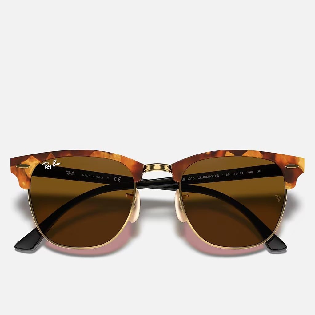 Kính Ray-Ban Clubmaster Fleck Nâu