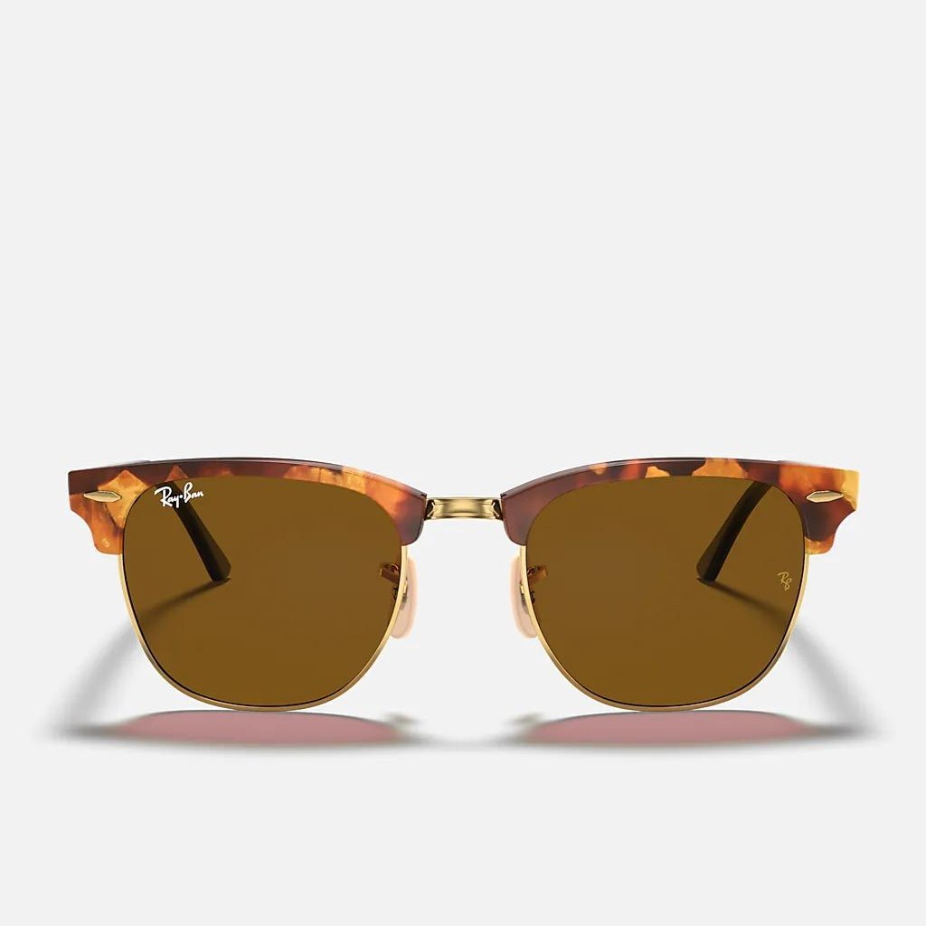 Kính Ray-Ban Clubmaster Fleck Nâu