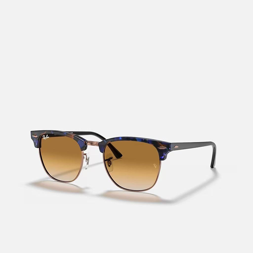 Kính Ray-Ban Clubmaster Fleck Xanh Dương Nâu