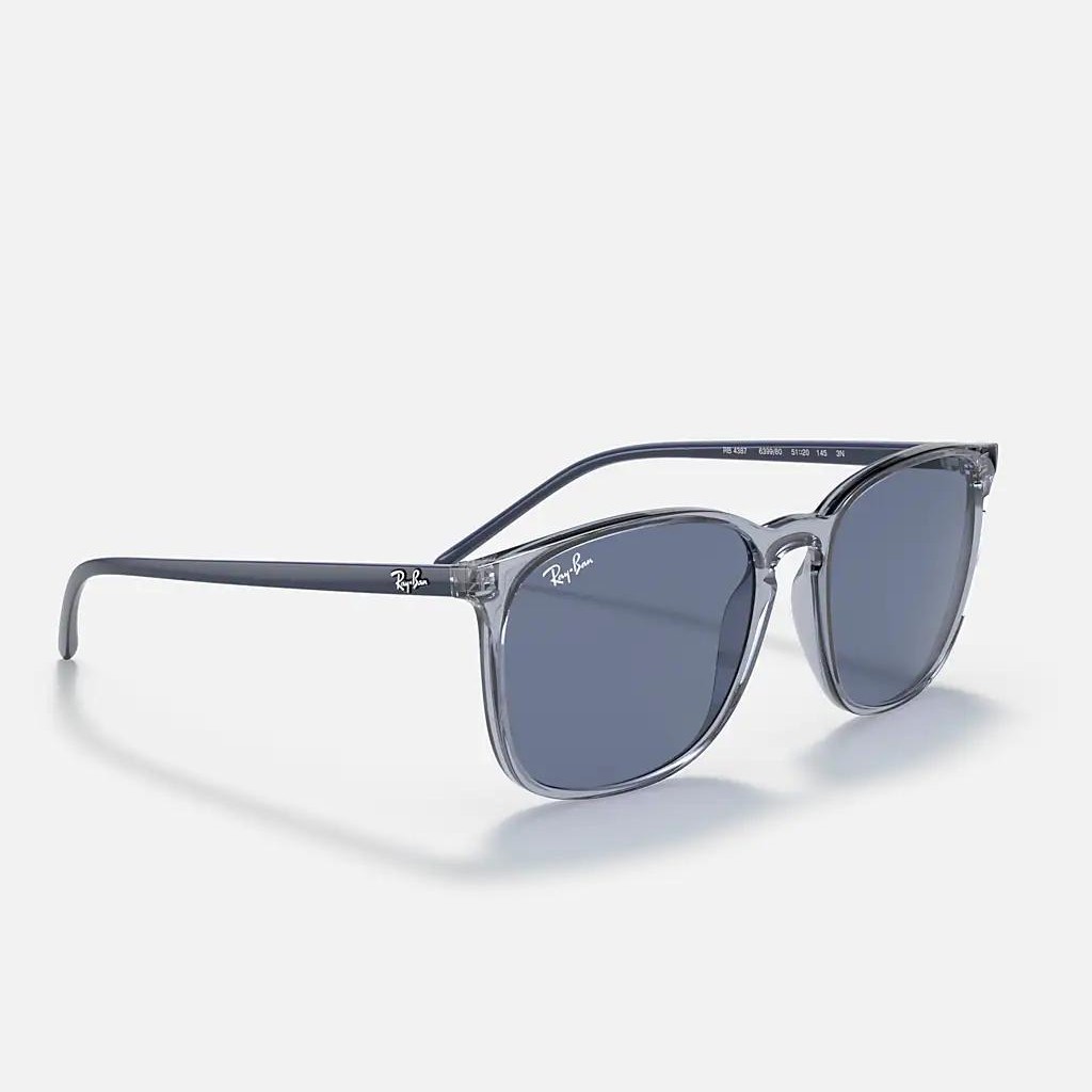 Kính Ray-Ban Rb4387 Xanh Dương Trong