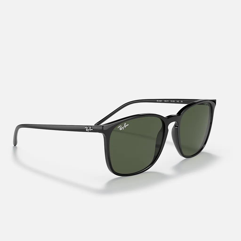 Kính Ray-Ban Rb4387 Đen Xanh Lá