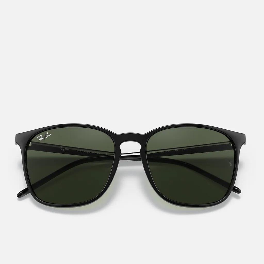 Kính Ray-Ban Rb4387 Đen Xanh Lá