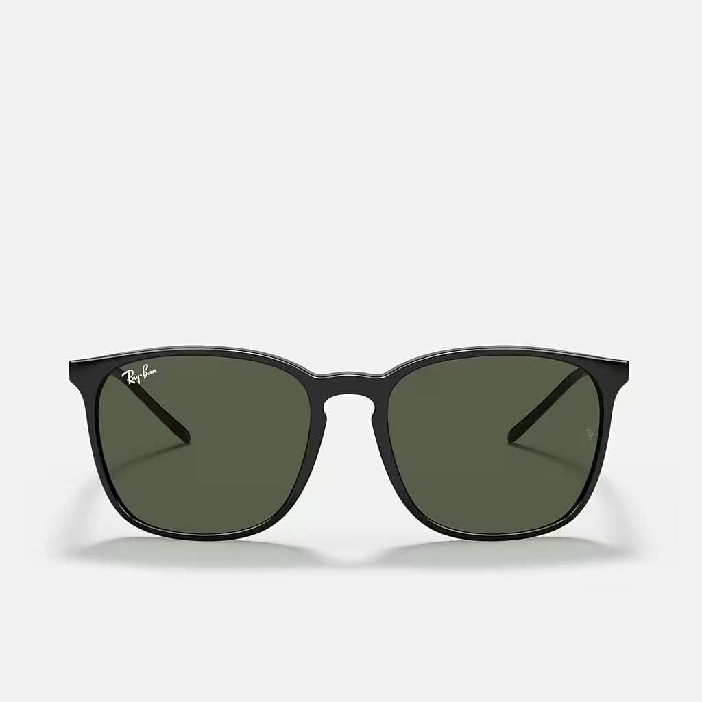 Kính Ray-Ban Rb4387 Đen Xanh Lá