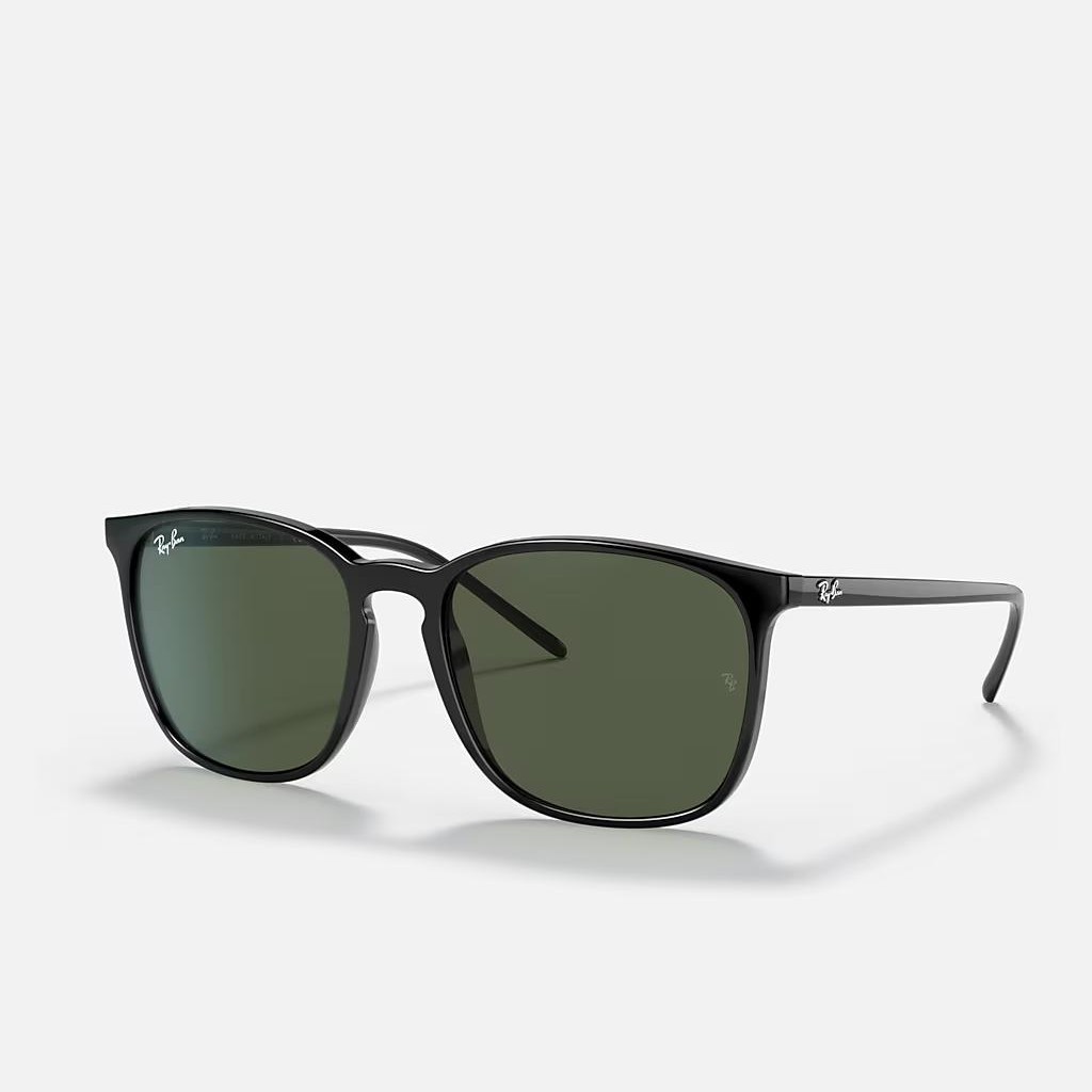 Kính Ray-Ban Rb4387 Đen Xanh Lá