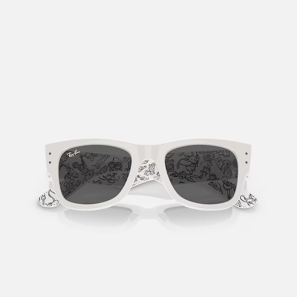 Kính Ray-Ban Mega Wayfarer Disney 100Th Anniversary TrắNg Xám Đậm