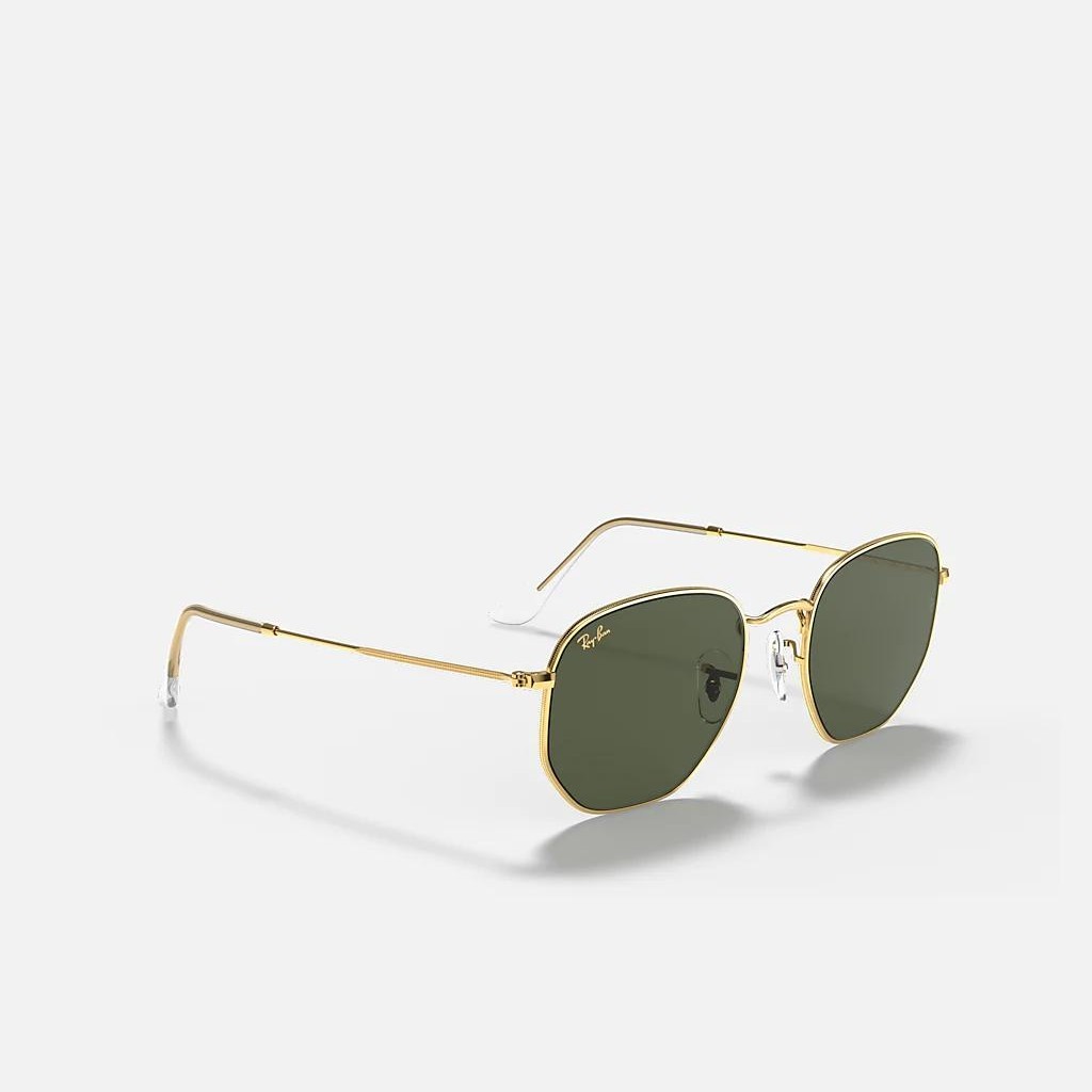 Kính Ray-Ban Hexagonal Vàng Xanh Lá