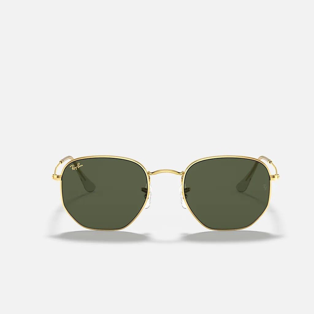 Kính Ray-Ban Hexagonal Vàng Xanh Lá