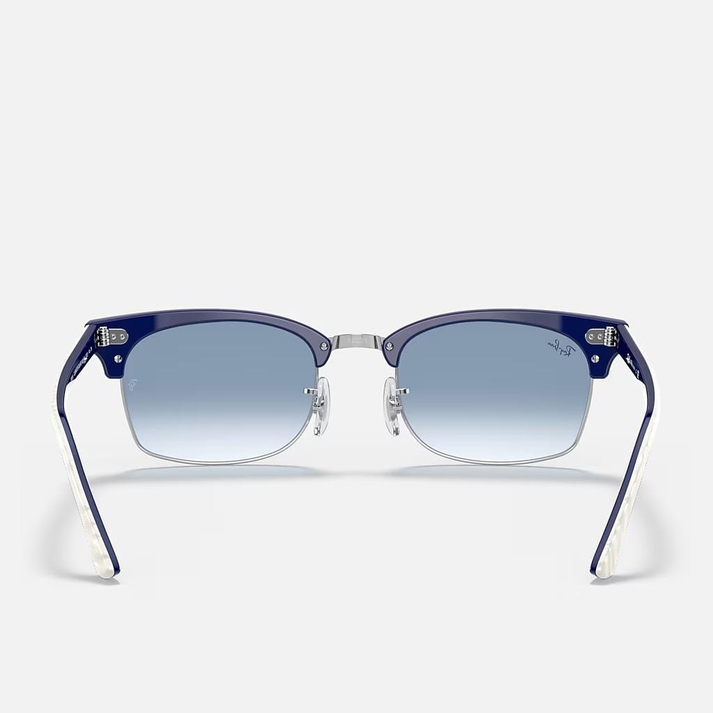 Kính Ray-Ban Clubmaster Square Xám Xanh Dương