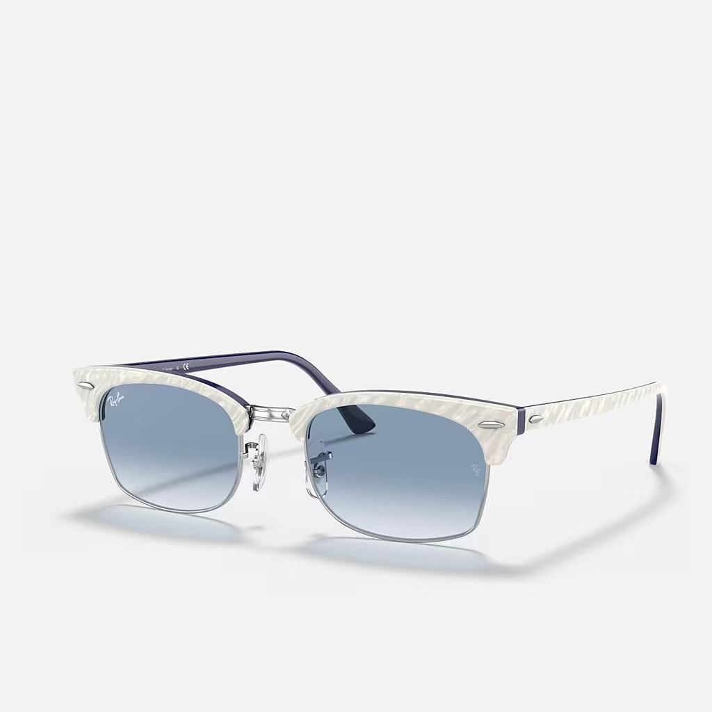 Kính Ray-Ban Clubmaster Square Xám Xanh Dương