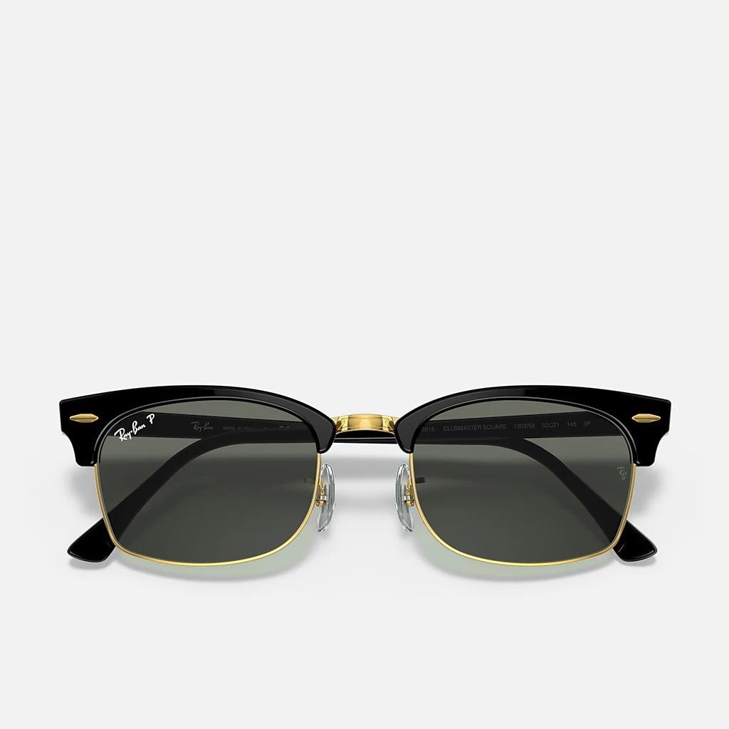 Kính Ray-Ban Clubmaster Square Đen Xanh Lá