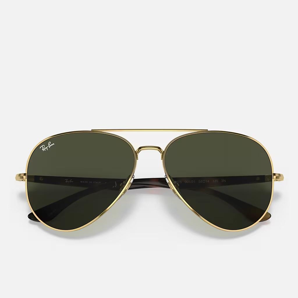 Kính Ray-Ban Rb3675 Vàng Xanh Lá