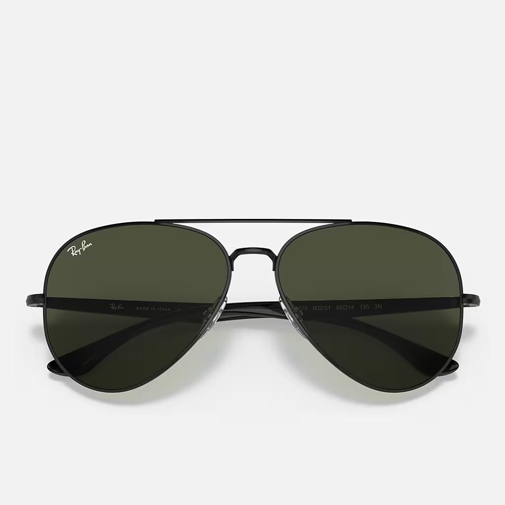 Kính Ray-Ban Rb3675 Đen Xanh Lá