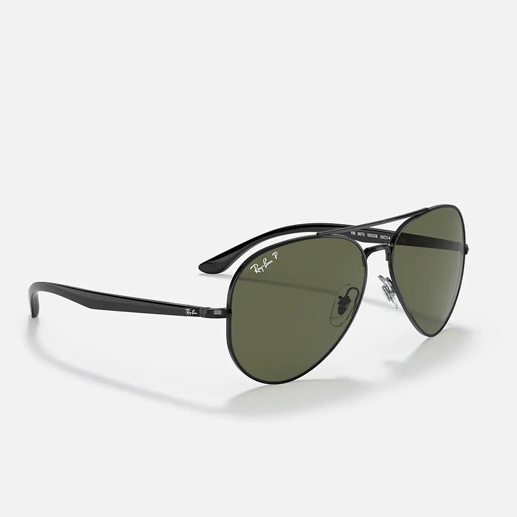 Kính Ray-Ban Rb3675 Polarized Đen Xanh Lá