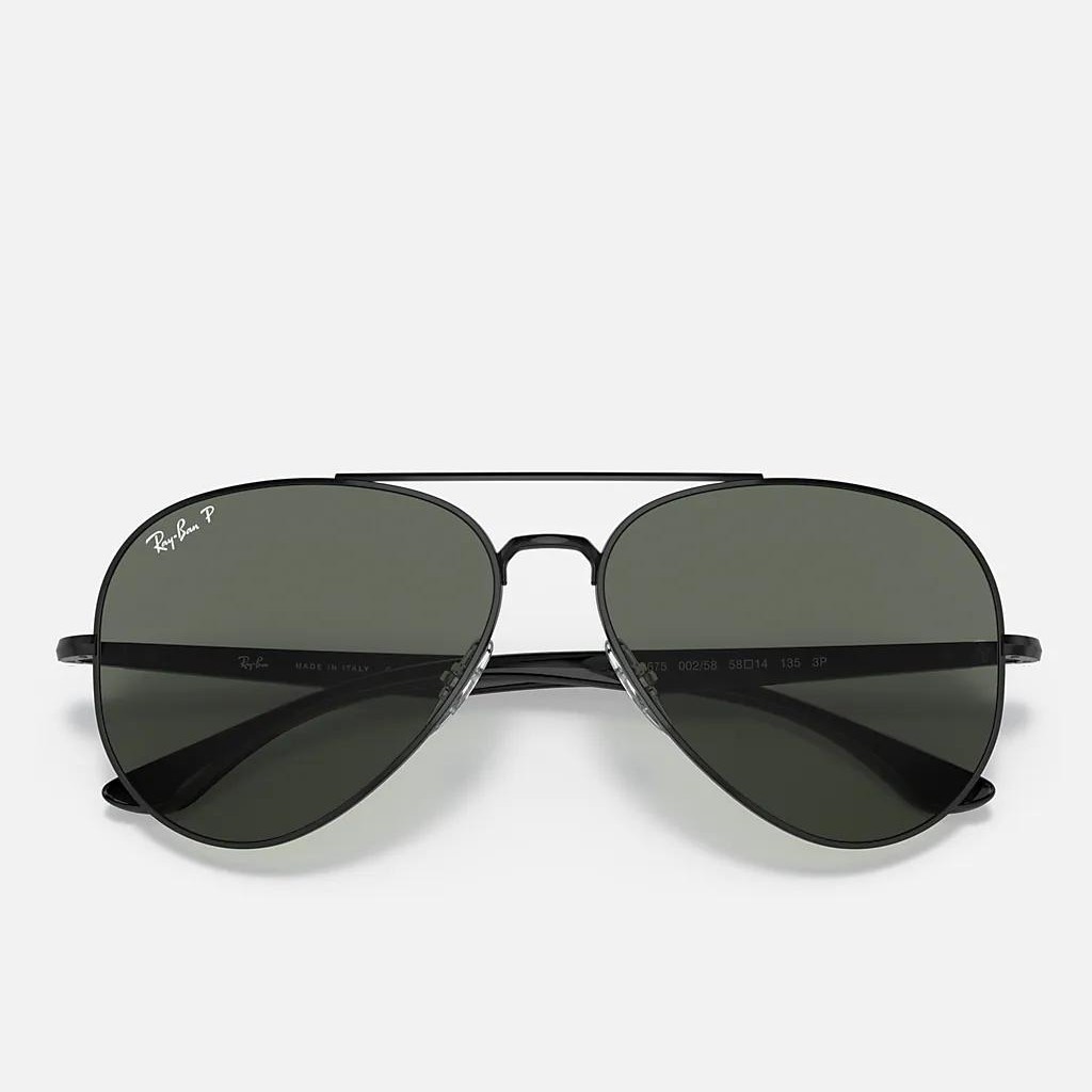 Kính Ray-Ban Rb3675 Polarized Đen Xanh Lá