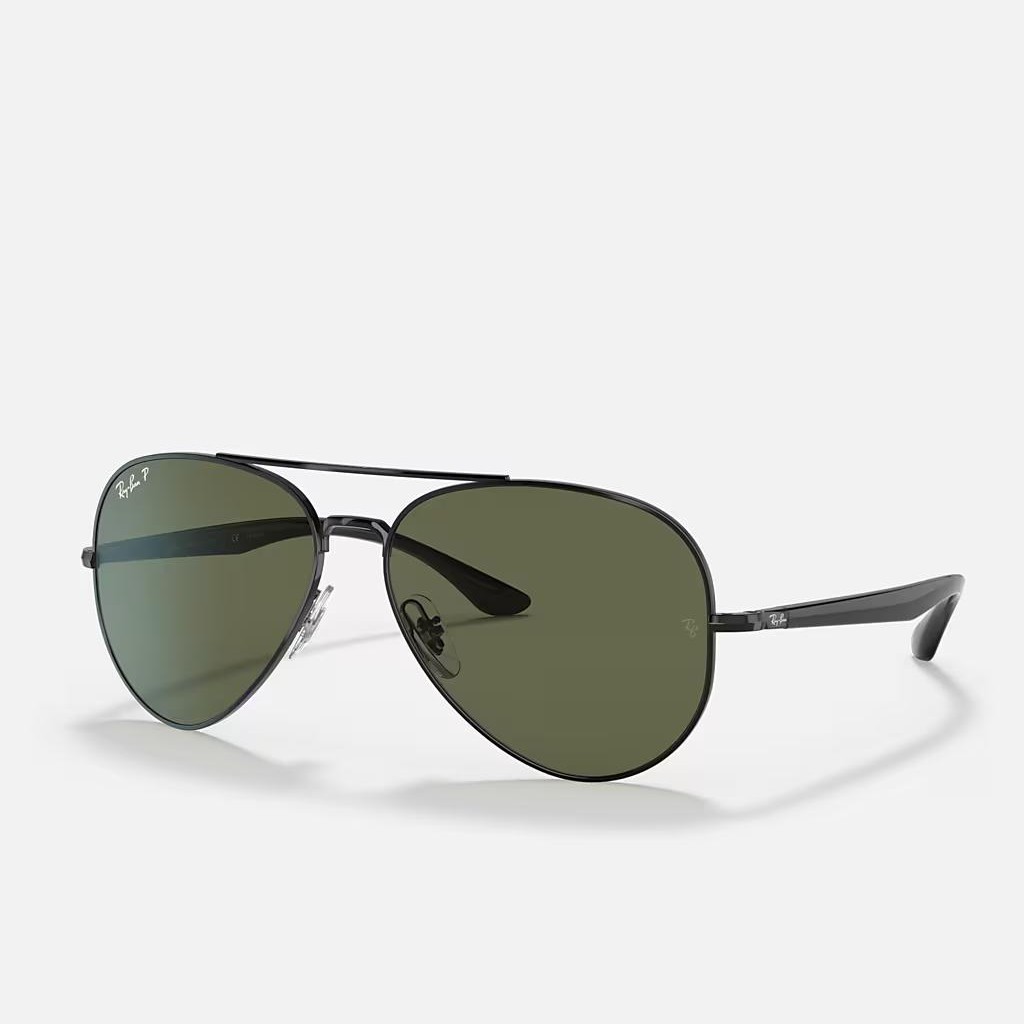 Kính Ray-Ban Rb3675 Polarized Đen Xanh Lá