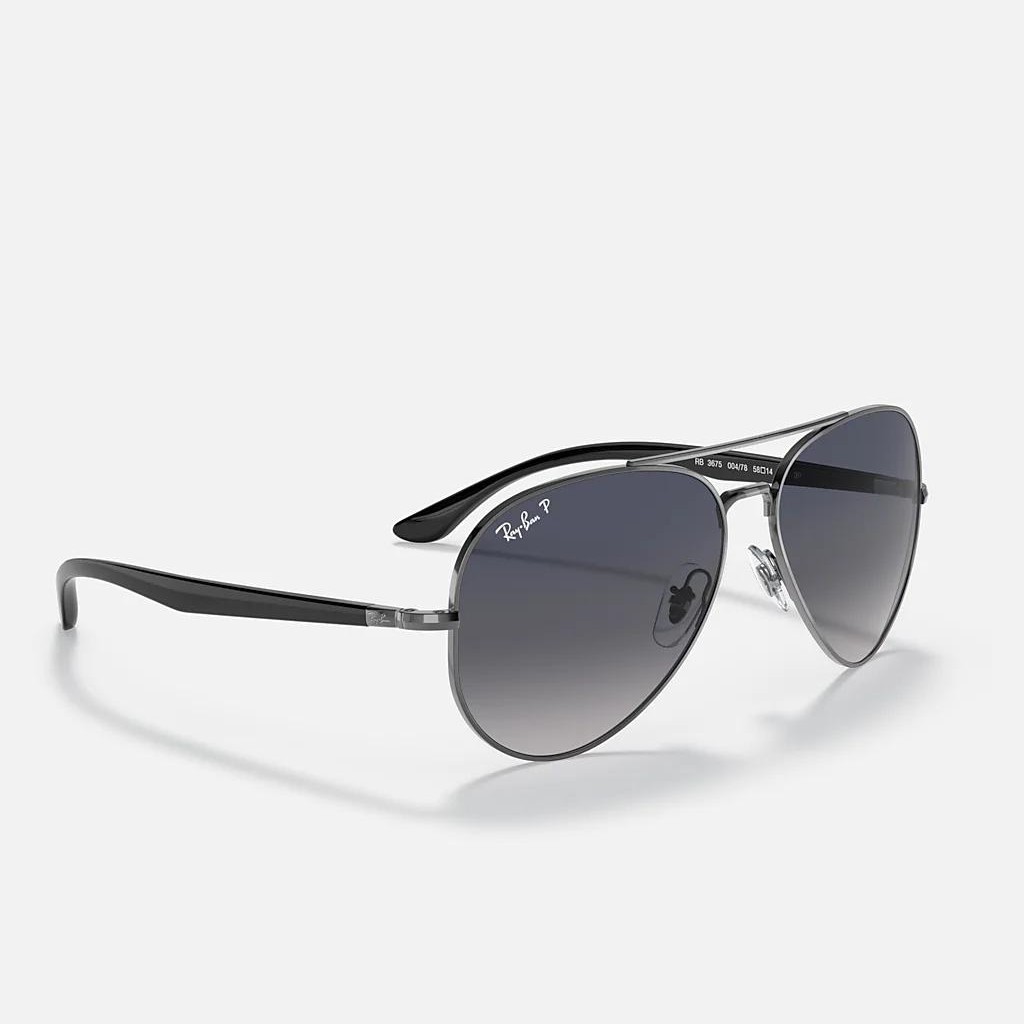 Kính Ray-Ban Rb3675 Polarized Xám Xanh Dương