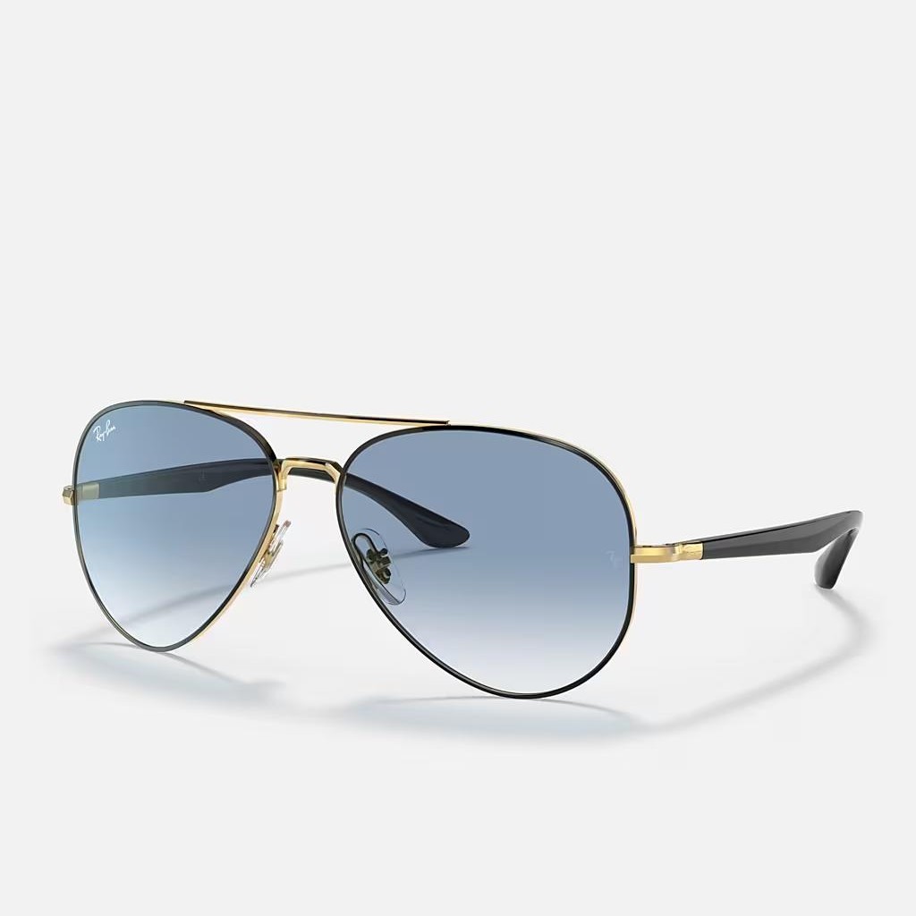 Kính Ray-Ban Rb3675 Đen Xanh Dương Sáng