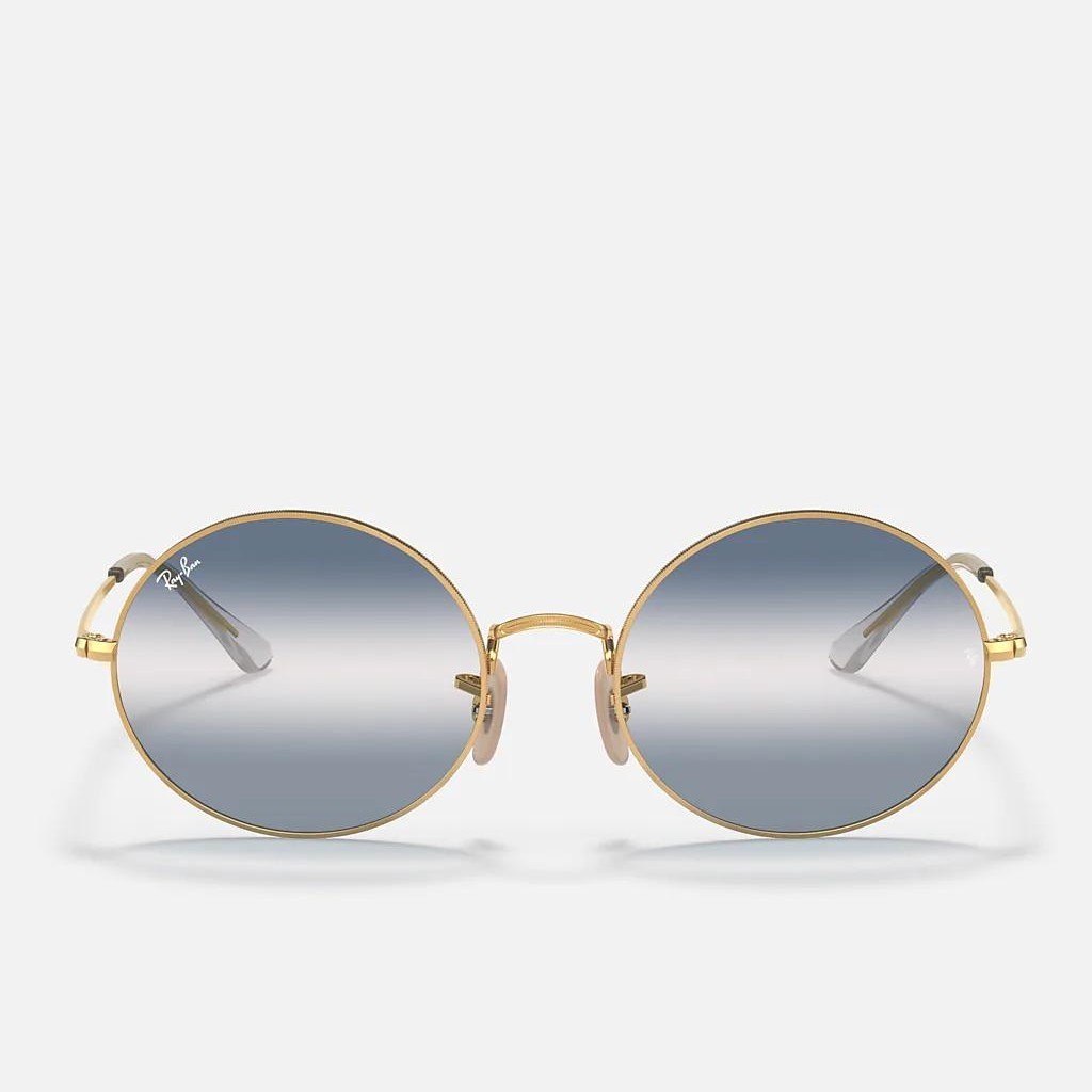 Kính Ray-Ban Oval 1970 Bi-Gradient Vàng Xanh Dương