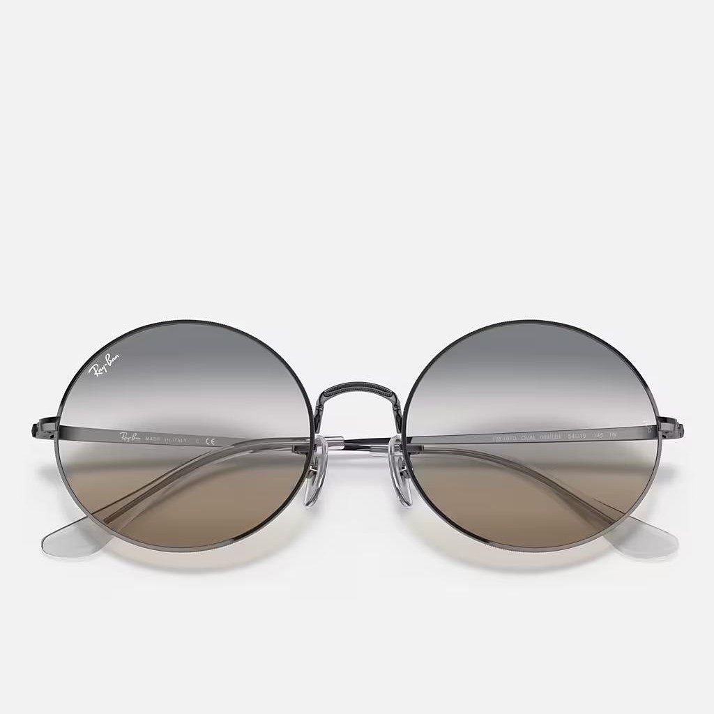 Kính Ray-Ban Oval 1970 Bi-Gradient Xám