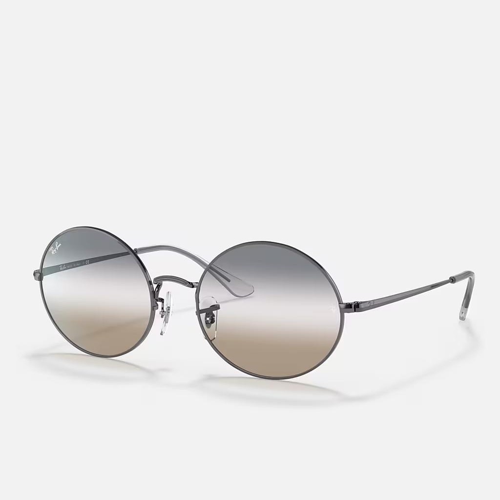 Kính Ray-Ban Oval 1970 Bi-Gradient Xám