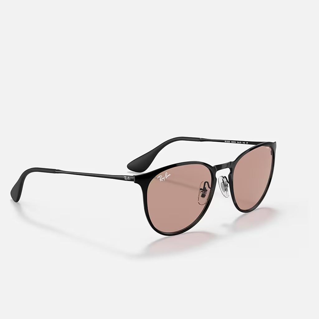 Kính Ray-Ban Erika Metal Evolve Đen Nâu