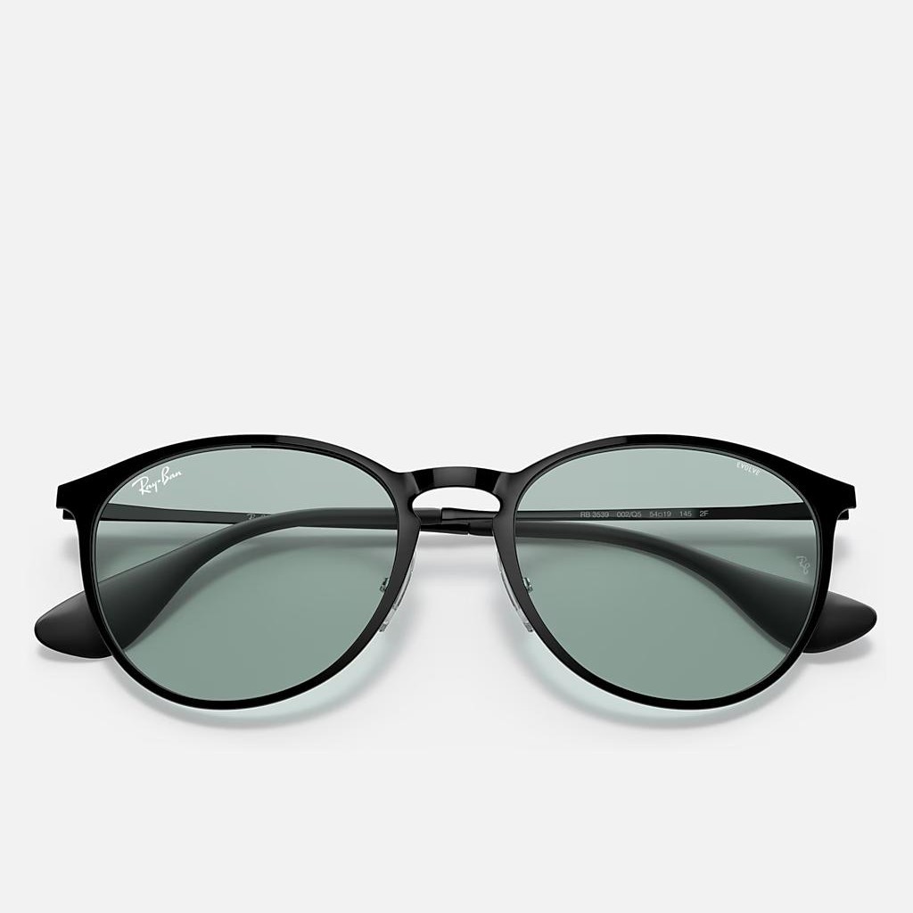 Kính Ray-Ban Erika Metal Evolve Đen Xanh Lá