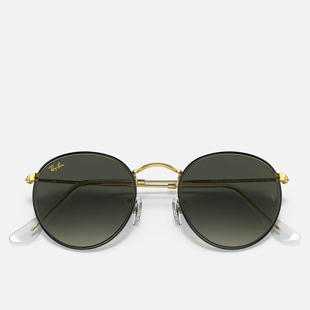 Kính Ray-Ban Round Metal Full Color Legend Đen Xám