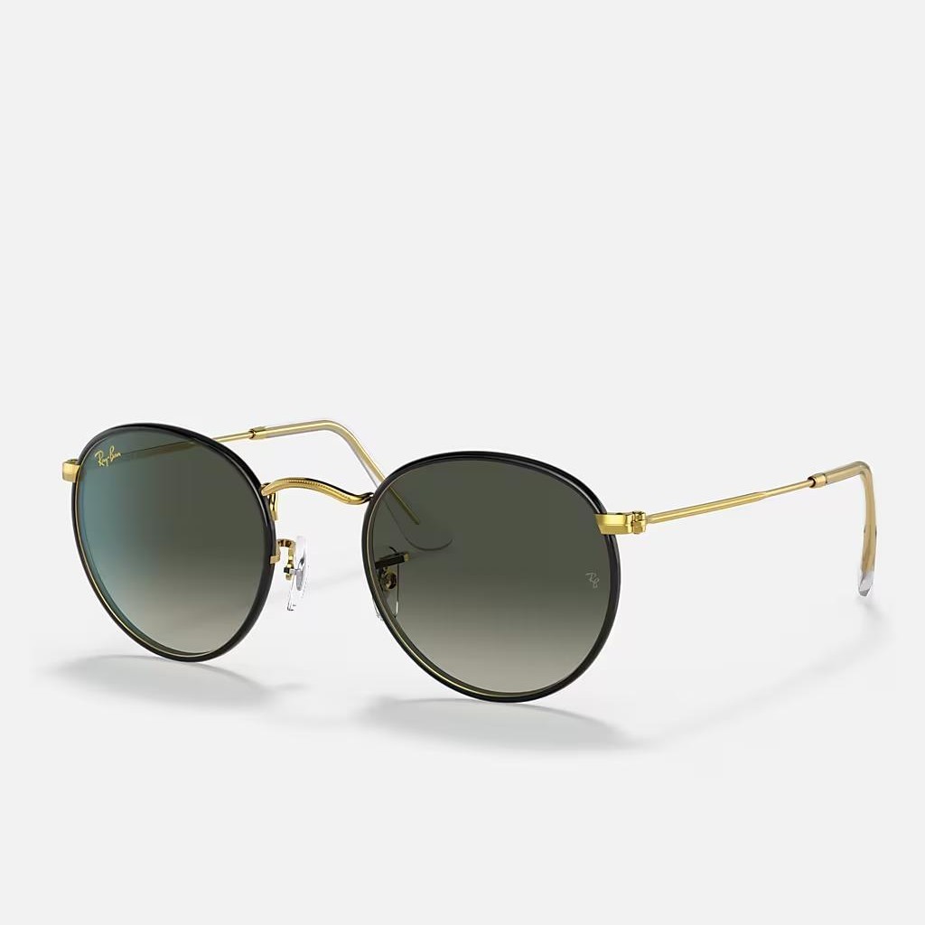 Kính Ray-Ban Round Metal Full Color Legend Đen Xám