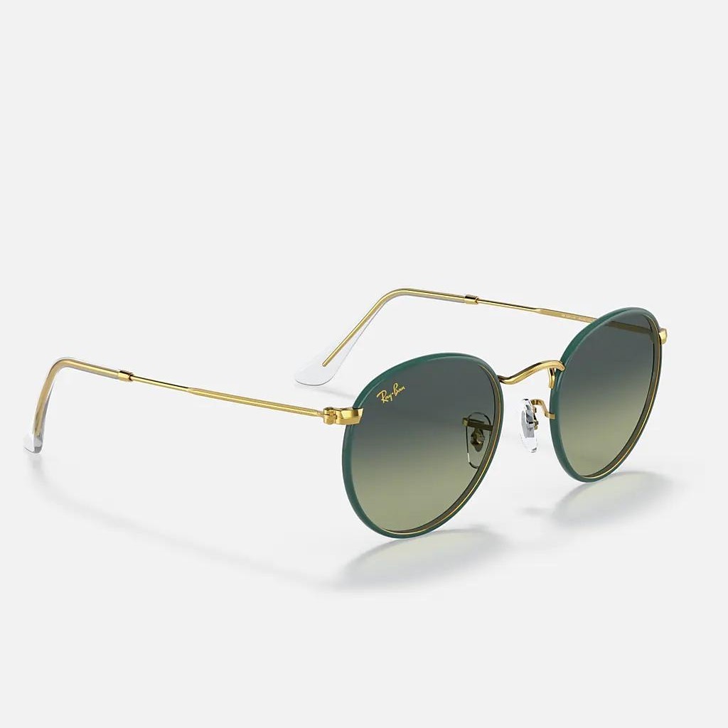 Kính Ray-Ban Round Metal Full Color Legend Đen Xanh Lá