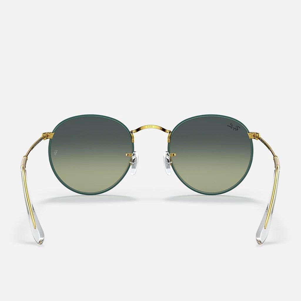 Kính Ray-Ban Round Metal Full Color Legend Đen Xanh Lá