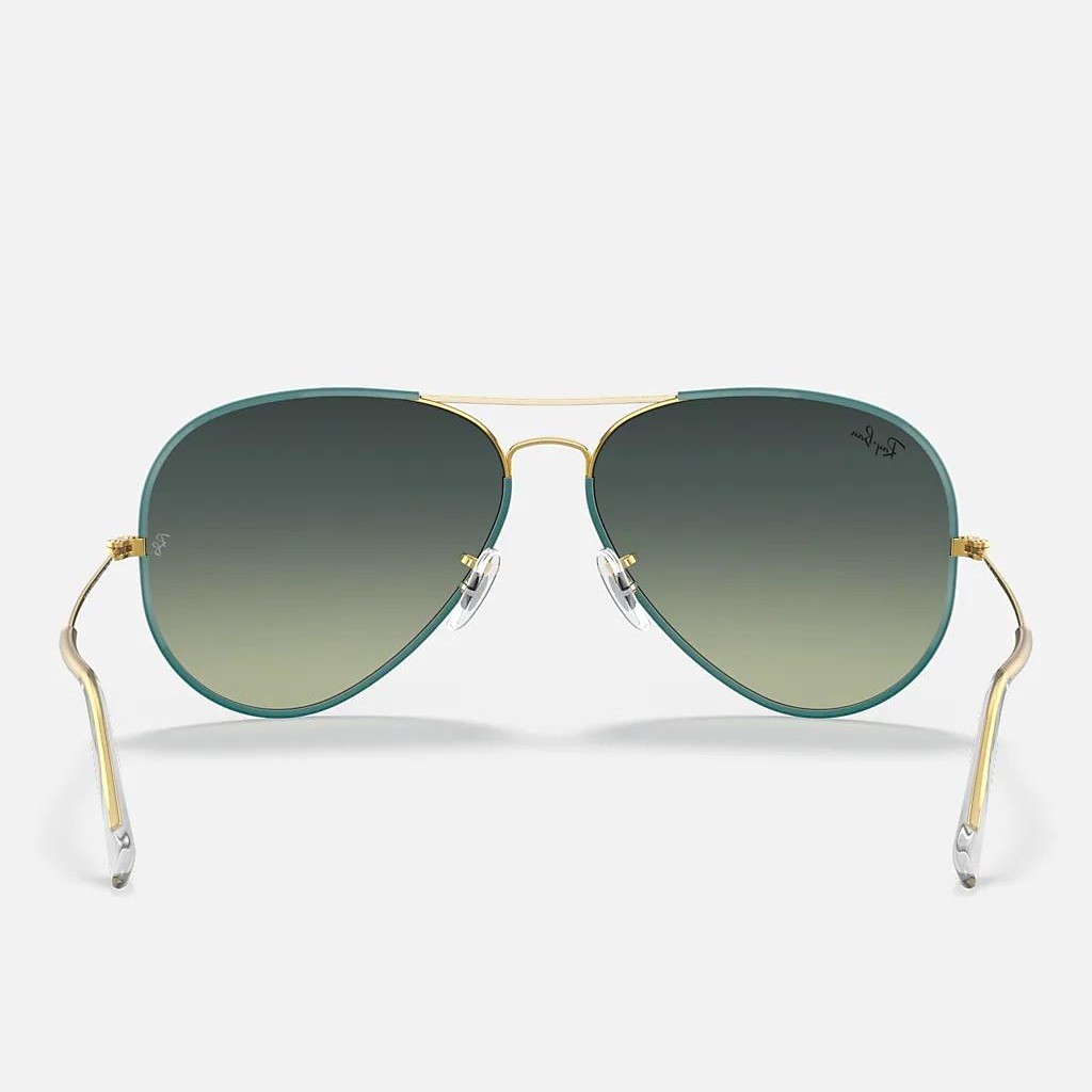 Kính Ray-Ban Aviator Full Color Legend Xanh Lá