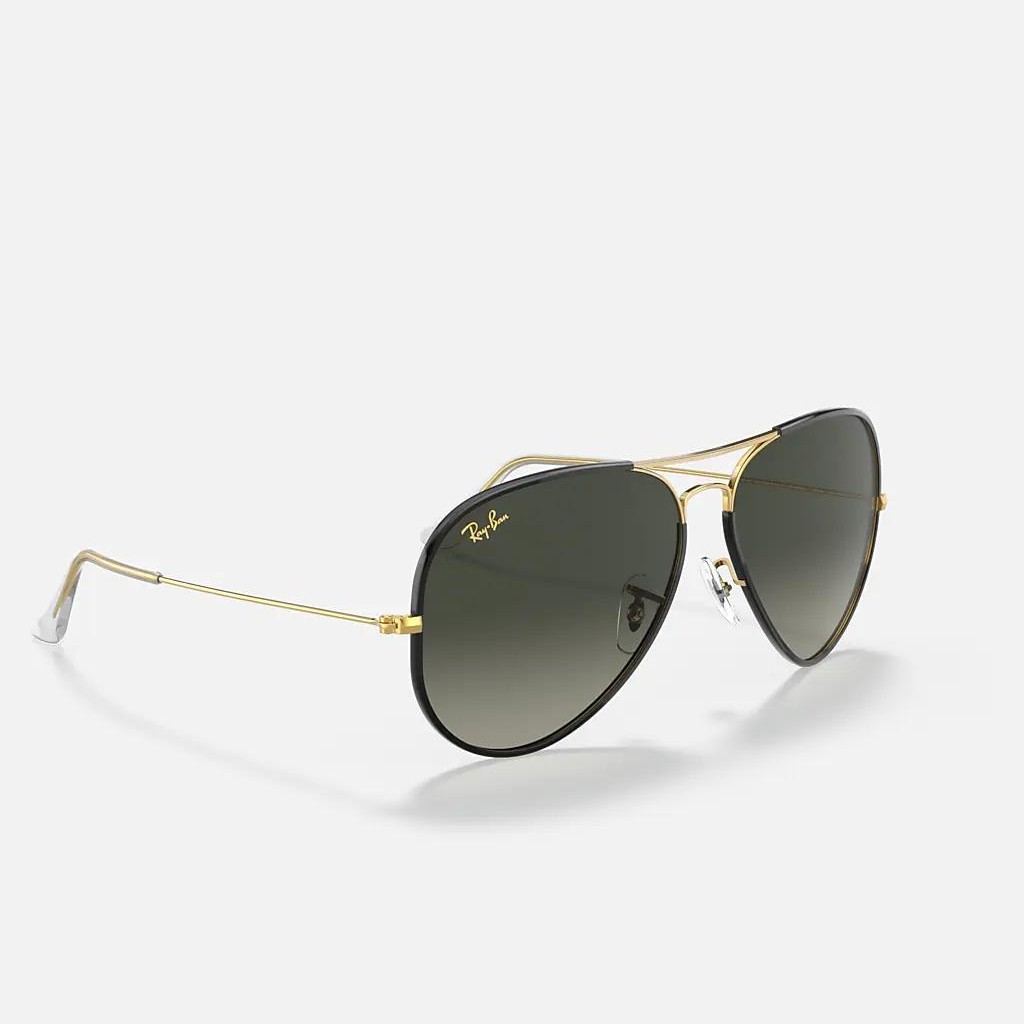 Kính Ray-Ban Aviator Full Color Legend Đen Xám