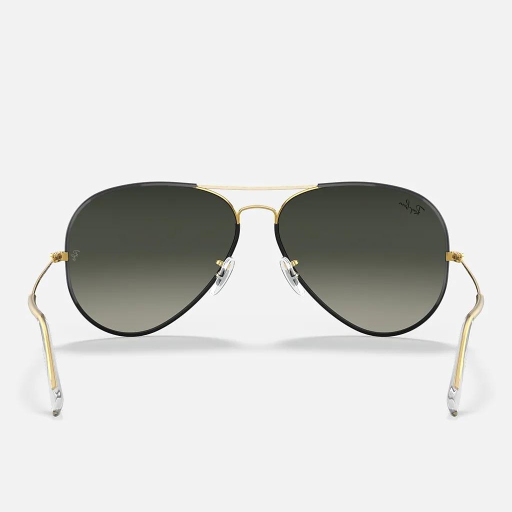 Kính Ray-Ban Aviator Full Color Legend Đen Xám