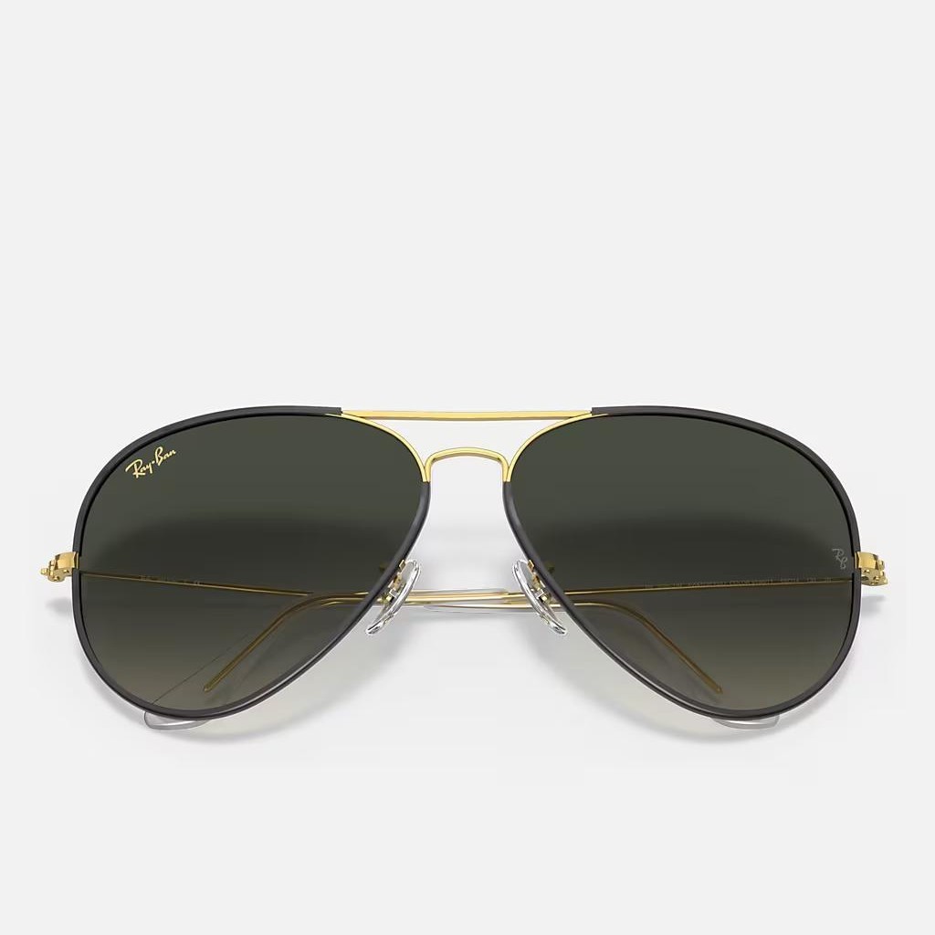 Kính Ray-Ban Aviator Full Color Legend Đen Xám