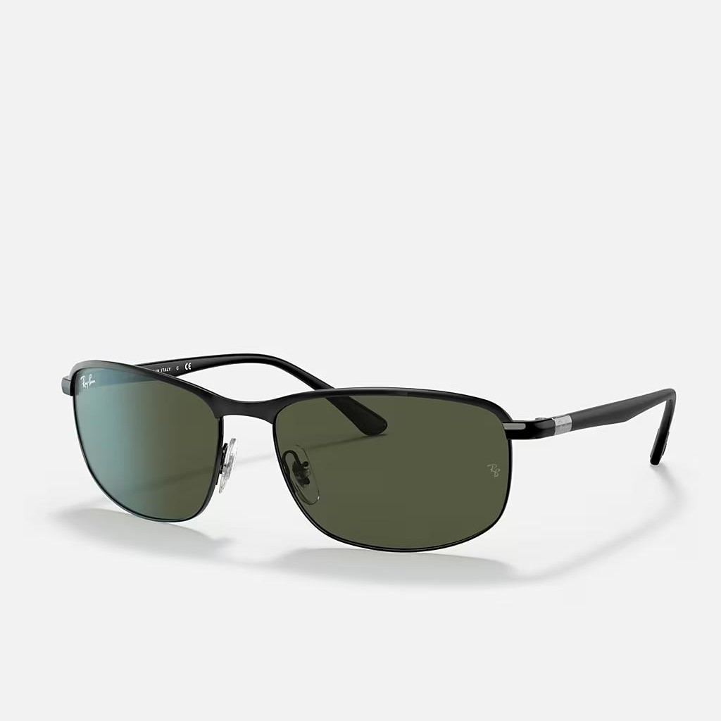 Kính Ray-Ban Rb3671 Đen Xanh Lá