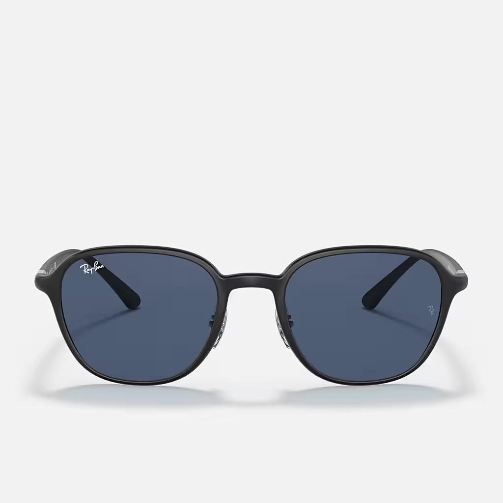 Kính Ray-Ban Rb4341 Đen Xanh Dương Đậm