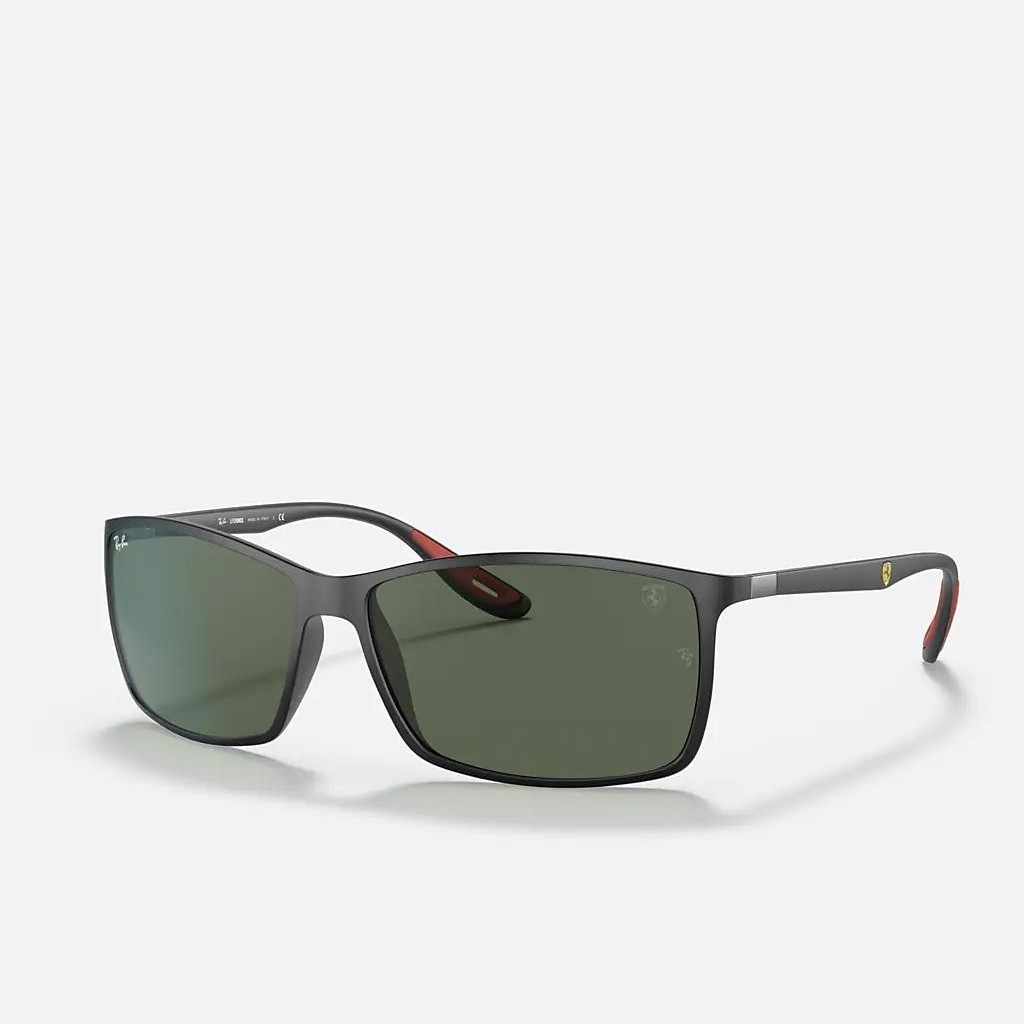 Kính Ray-Ban Rb4179M Scuderia Ferrari Collection Đen Nhám Xanh Lá