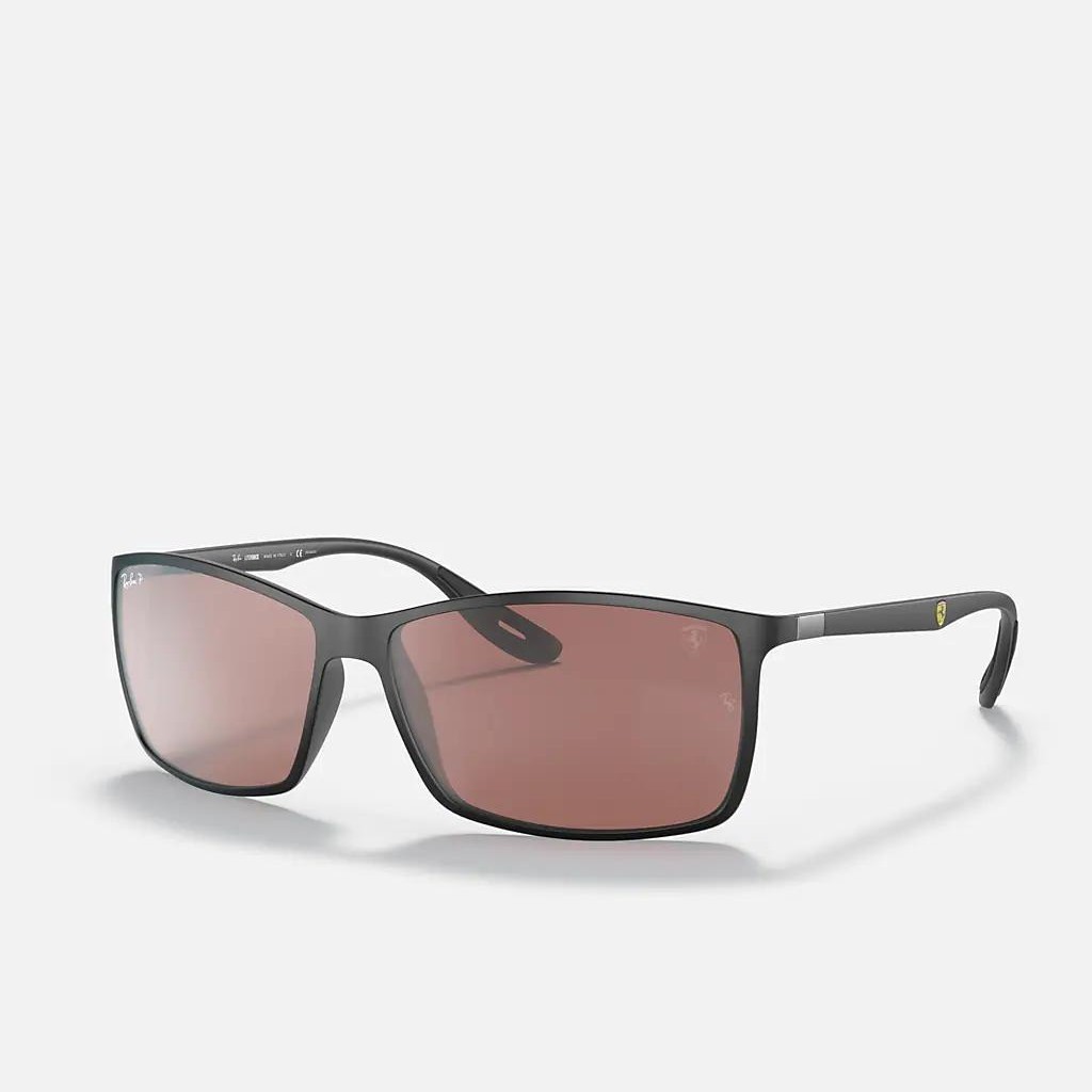 Kính Ray-Ban Rb4179M Scuderia Ferrari Collection Đen Nhám Tím